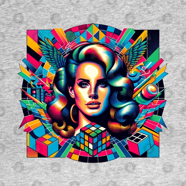 Lana Del Rey - Hey, Remember The 80's by Tiger Mountain Design Co.
